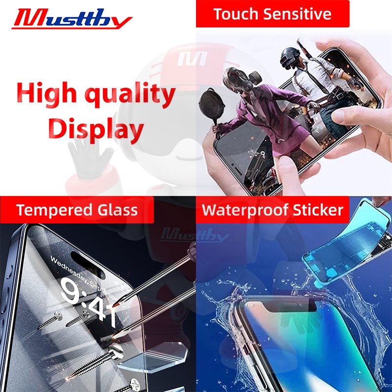 YOUR Series Mobile Phone LCD Change Glass for iPhone 11 12 13 14 15 16 Mini Plus Pro Max - 图片 7