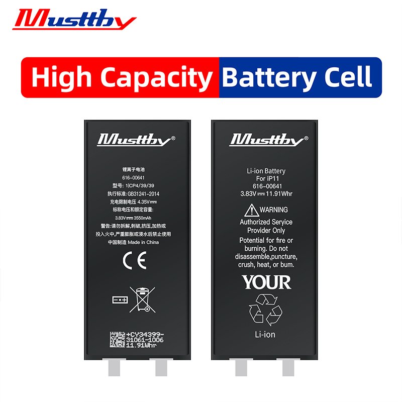 Your Series High Capacity Battery Cell for iPhone 11 12 13 14 15 Mini Plus Pro Max - 图片 3