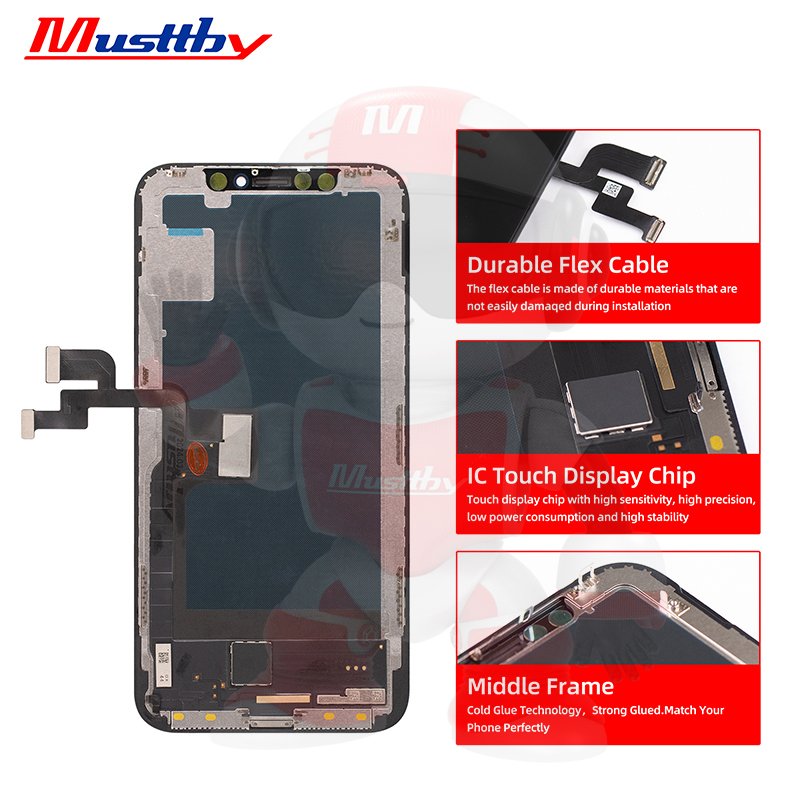 My Series OLED LCD Display Screen for iPhone X XS 13 15 16 Mini Plus Pro Max - 图片 4
