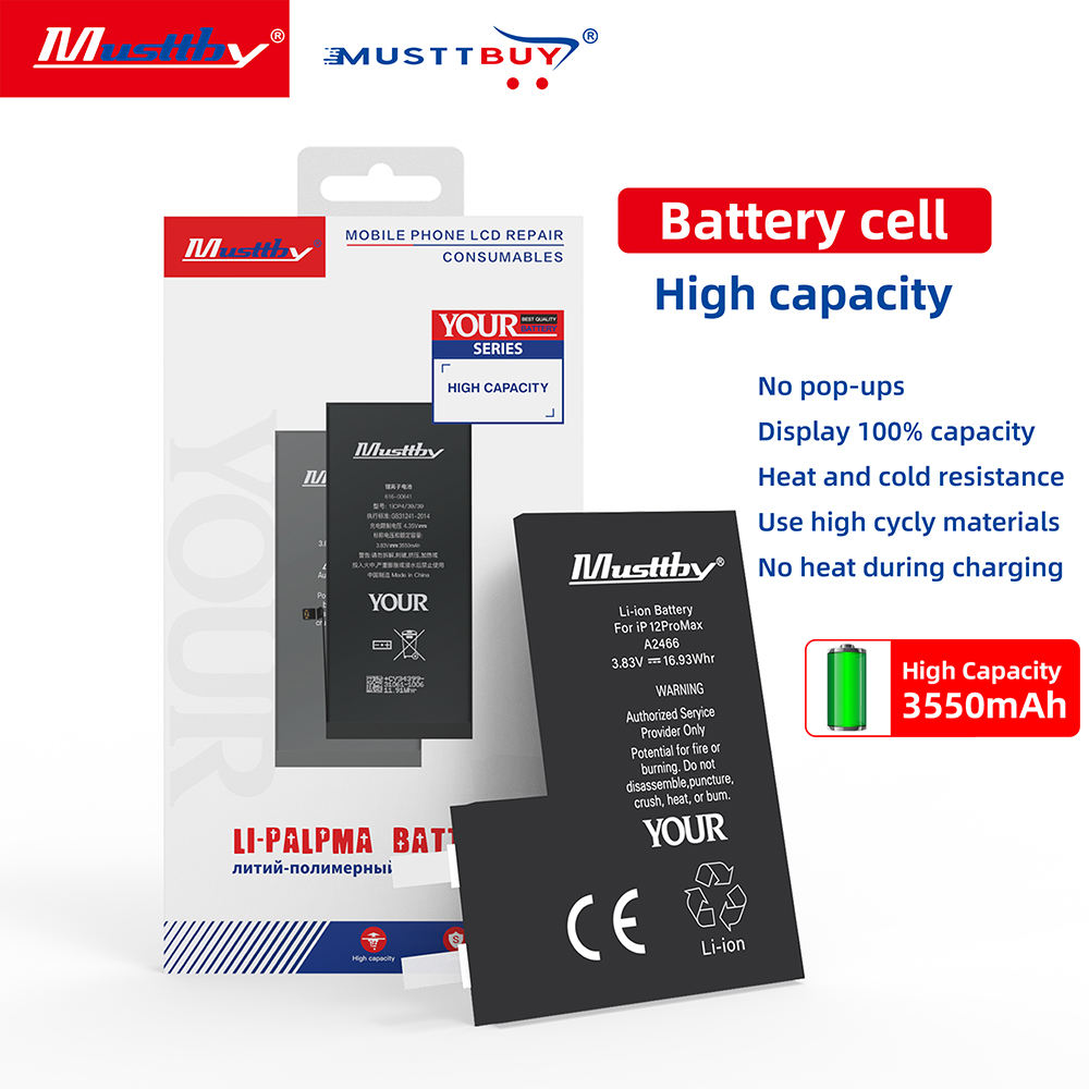 Your Series High Capacity Battery Cell for iPhone 11 12 13 14 15 Mini Plus Pro Max