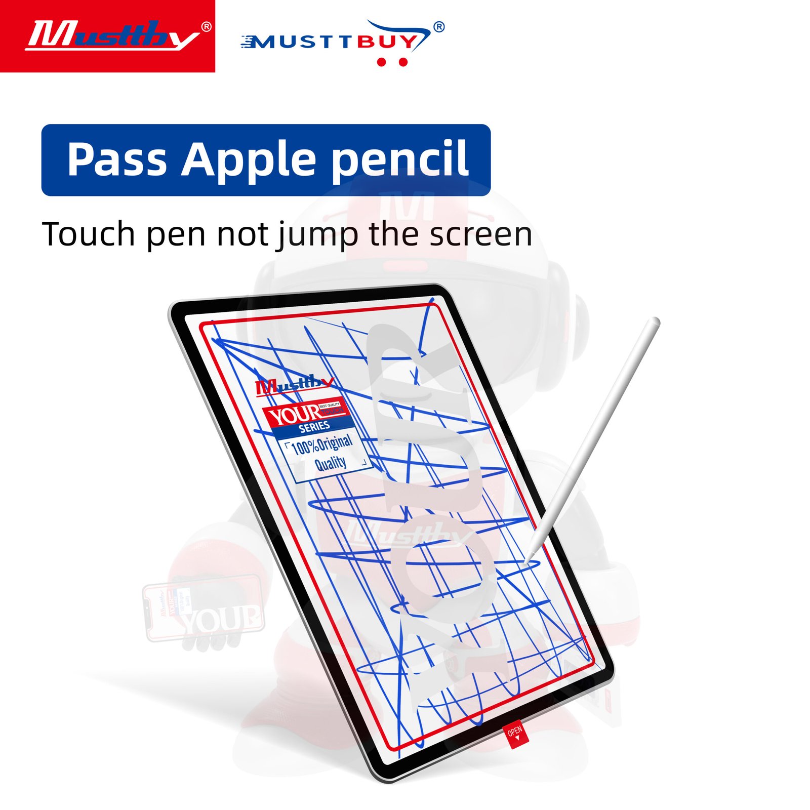 YOUR Series Touch Screen Digitizer Glass Panel With OCA for iPad Pro - 图片 5